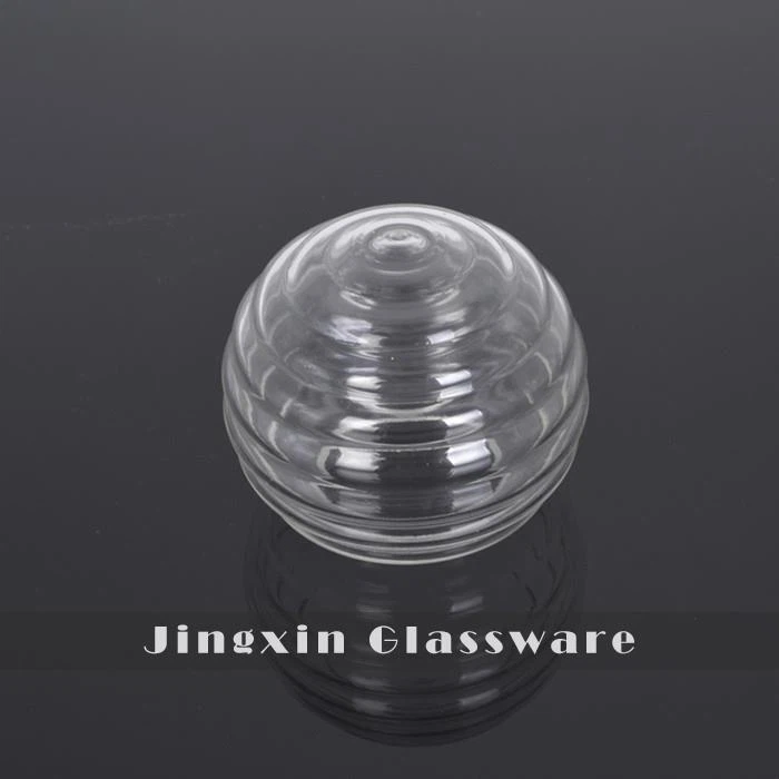 واضح دوامة الفم الزجاج المنفوخ مصباح الظل