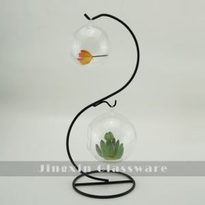 مزهرية زجاجية معلقة على شكل غلوب إير بلانت