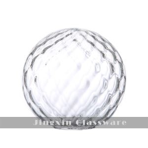 شفاف غلوب جولة مصباح الظل