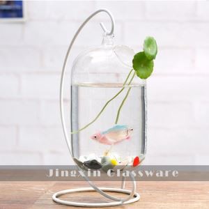 إناء للزهور معلق للزجاج من النباتات المائية المعلقة