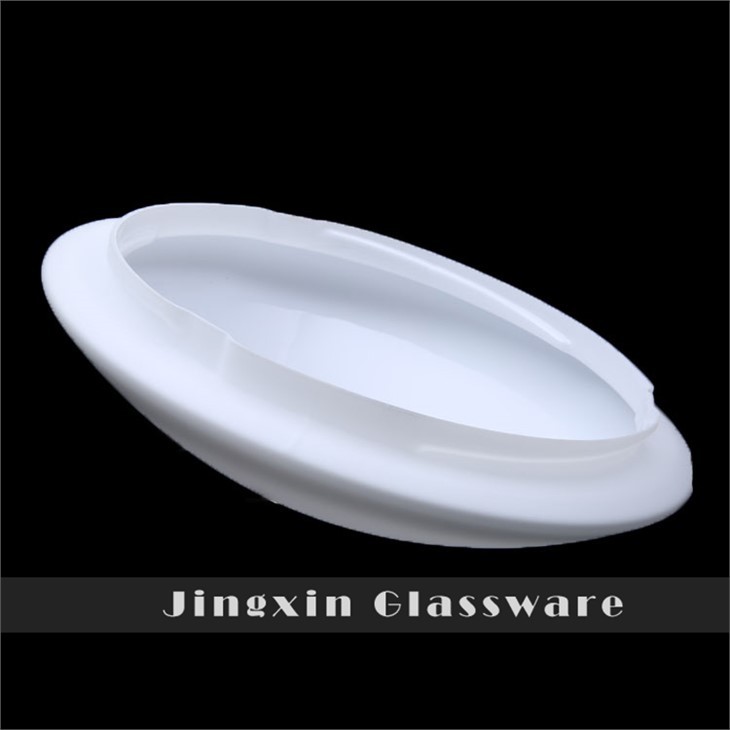 ribbed glass lampshade